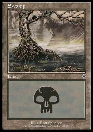 Magic the Gathering: Invasion (Base Set) card 339 Swamp