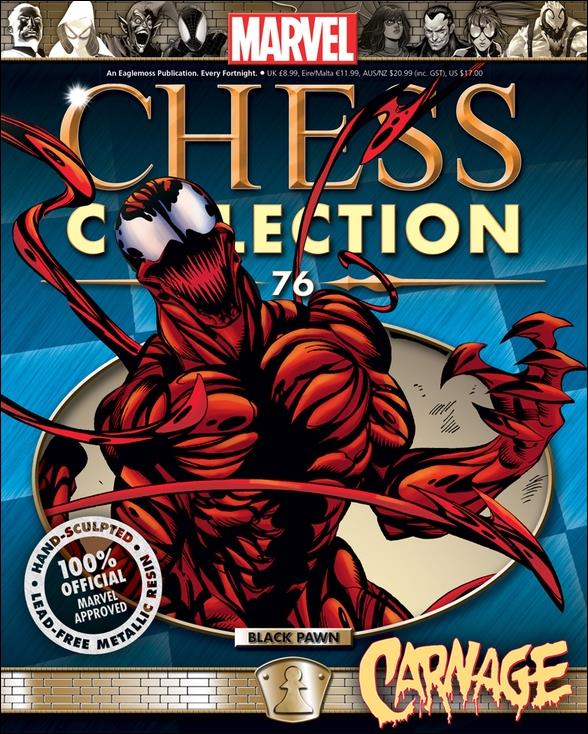 Marvel Chess Collection (UK) issue 76 Carnage (Black Pawn)