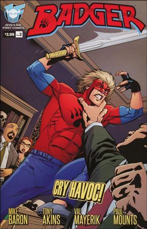 Badger (2016) issue 2 Stephen B. Scott Cover