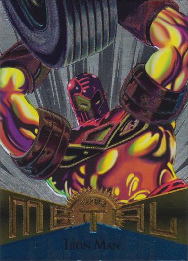 Marvel Metal (Parallel Flasher Set) card 23 Iron Man