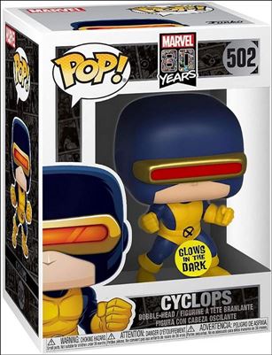 POP! Marvel figure 502-B Cyclops (Glows-In-The-Dark)