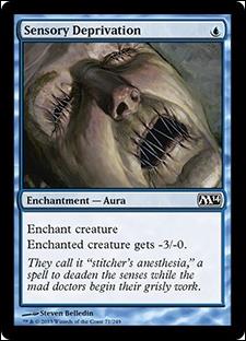 Magic the Gathering: 2014 Core Set (Base Set) card 71 Sensory Deprivation