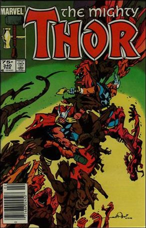 Thor (1966) issue 340-B Canadian Price Cover