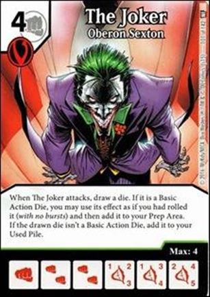 DC Comics Dice Masters World's Finest card 101 The Joker: Oberon Sexton 
