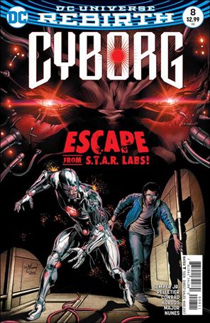 Cyborg (2016) issue 8 Will Conrad Cover