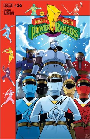Mighty Morphin Power Rangers issue 26-B Jordan Gibson Subscription Cover