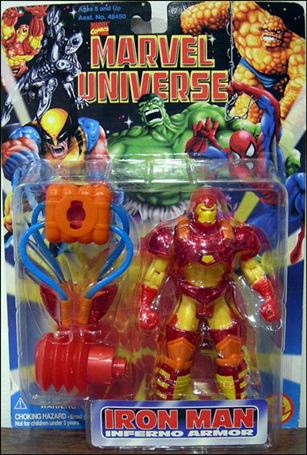 Marvel Universe (1996) figure 21 Iron Man (Inferno Armor)