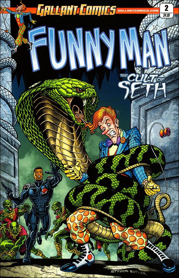 Funnyman: The Cult of Seth issue 2 Steven Butler Cover