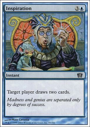 Magic the Gathering: 8th Edition (Base Set) card 85 Inspiration