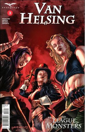 Van Helsing vs the League of Monsters issue 3 Al Barrionuevo Cover