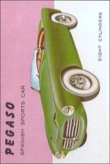 World on Wheels (Base Set) card 19 Pegaso Sports Car