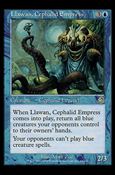 Magic the Gathering: Torment (Base Set) card 42 Llawan, Cephalid Empress