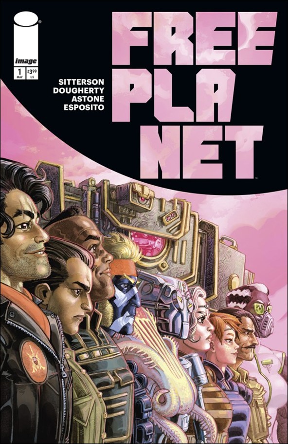 Free Planet (2025) issue 1-D Jed Dougherty Foil 1:25 Cover