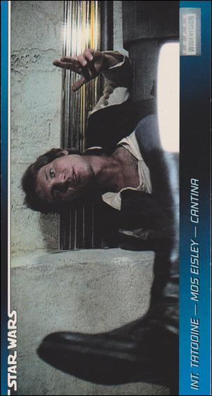 Star Wars Widevision (Base Set) card 45 Int. Tatooine - Mos Eisley - Cantina