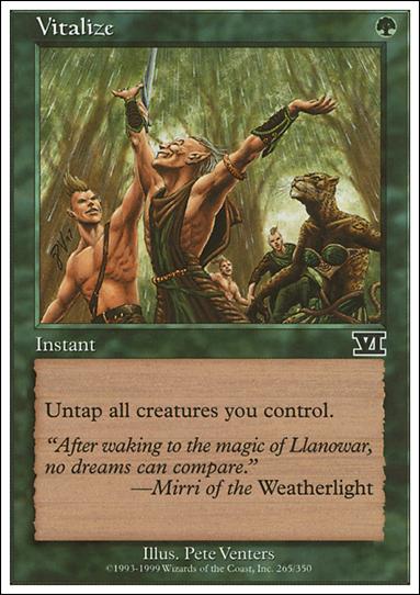Magic the Gathering: 6th Edition (Base Set) card 265 Vitalize
