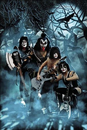 Kiss Zombies issue 2-F 1:10 Virgin Photo Cover
