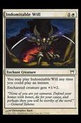 Magic the Gathering: Champions of Kamigawa (Base Set) card 17 Indomitable Will