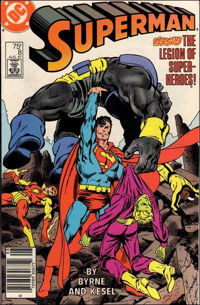 Superman (1987) issue 8-B Newsstand Cover