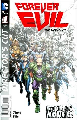 Forever Evil issue 1-J David Finch Director's Cut Cover
