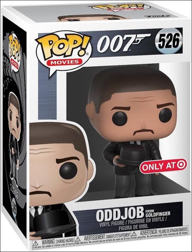 POP! Movies figure 526 Odd Job from Goldfinger Target Exclusive