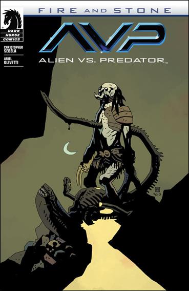 Alien vs Predator: Fire and Stone issue 1-B Mike Mignola Cover