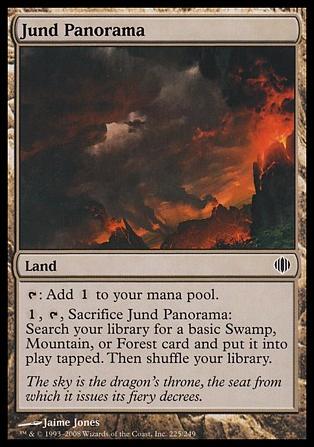 Magic the Gathering: Shards of Alara (Base Set) card 225 Jund Panorama