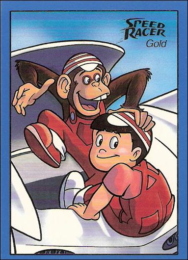 Speed Racer (Gold Foil Subset) card 40 Spridle and Chim Chin