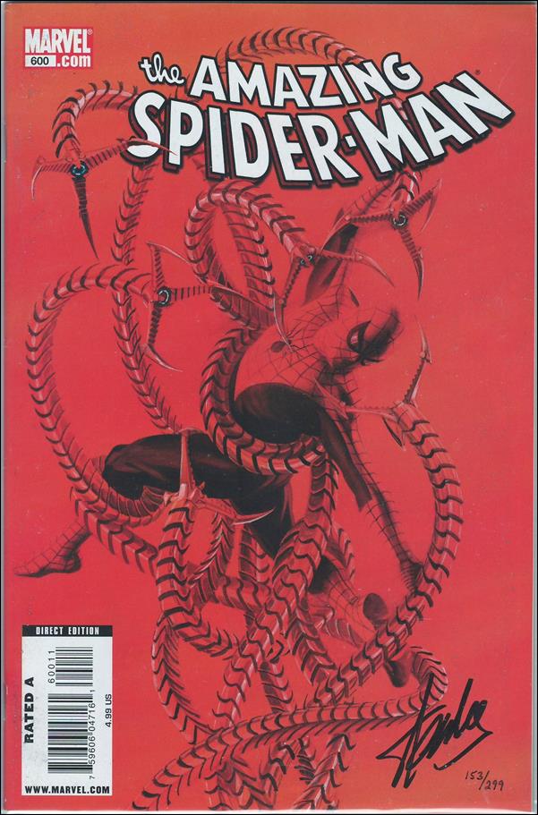 Amazing Spider-Man (1963) issue 600-M DF Alex Ross Cover (Signed by Stan Lee) 1/299