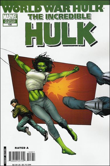 Incredible Hulk (2000)  issue 106-C She-Hulk Cover (3rd Printing)