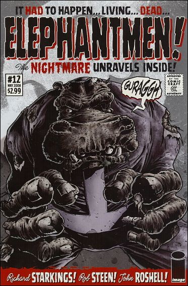 Elephantmen issue 12 Rob Steen Cover