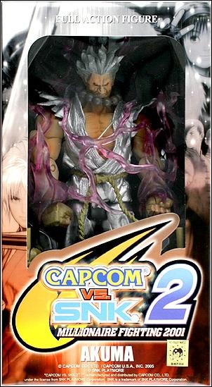 Capcom vs SNK 2 figure 1-C Akuma (Silver Gi)