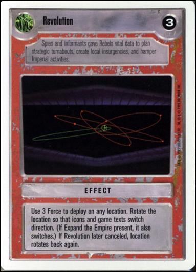 Star Wars: Premiere Unlimited (Base Set) card 220 Revolution