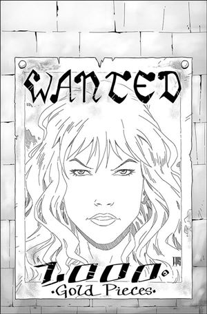 Red Sonja: Price of Blood issue 3-K Walter Geovani 1:25 Black & White Virgin Cover