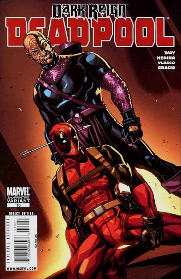 Deadpool (2008) issue 10-B Paco Medina Cover (2nd Printing)