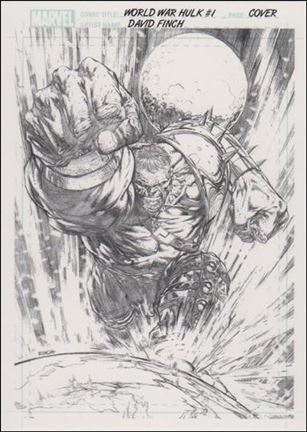 Marvel Universe 2011 (Artist Draft Subset) card AD4 World War Hulk #1