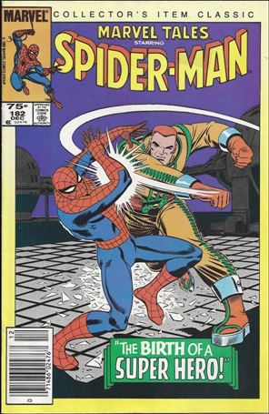 Marvel Tales (1966) issue 182-B Canadian Price Cover