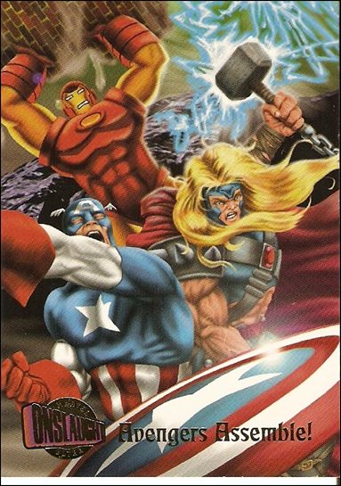 Marvel Ultra: Onslaught (Base Set) card 70 Avengers Assemble!