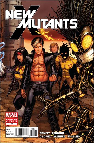 New Mutants (2009) issue 33-B Dale Keown 1:15 Cover