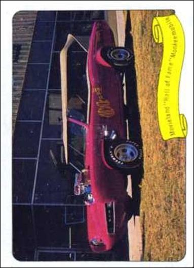Kustom Cars 1  (Base Set) card 2 Movie Land "Hall of Fame" Monkeymobile 