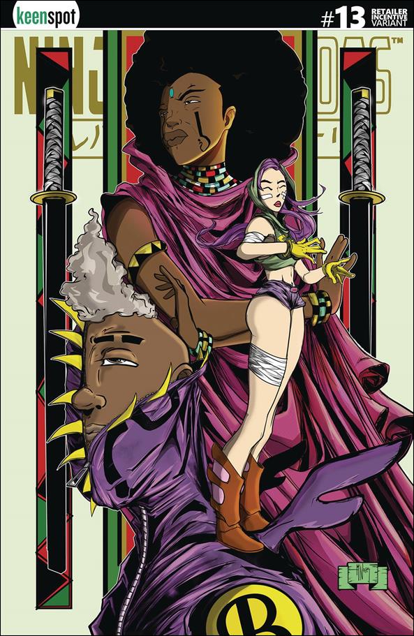 Ninjas and Robots issue 13-D Wolly McNair 1:5 Cover