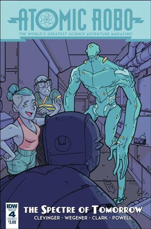 Atomic Robo and the Spectre of Tomorrow issue 4 Scott Wegener Cover