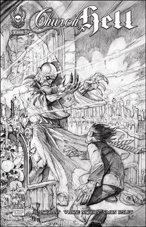 Church of Hell issue 2-B Simon Bisley Sketch Cover