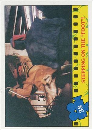 Teenage Mutant Ninja Turtles Movie (Base Set) card 38 Stepping on the 