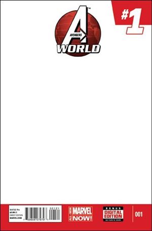 Avengers World issue 1-H Blank/Sketch Cover