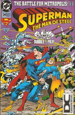 Superman: The Man of Steel issue 34-B DC Universe UPC (2nd Printing)