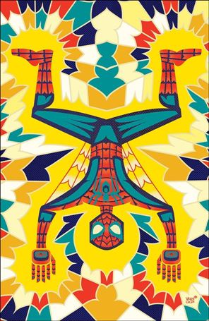 Amazing Spider-Man (2018) issue 52-C Jeffrey Veregge Native American Tribute Cover