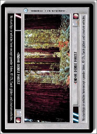Star Wars: Endor Limited (Base Set) card 160 Endor: Dense Forest