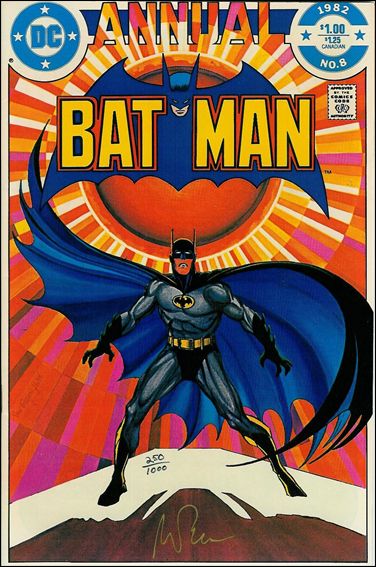 Batman Annual (1961) issue 8-B DF (Signed by Mike W. Barr) 1/1000