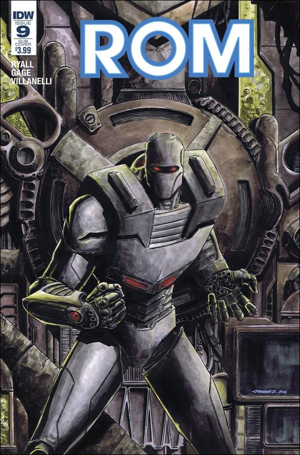 ROM (2016) issue 9-C Johnny Desjardins Subscription Cover