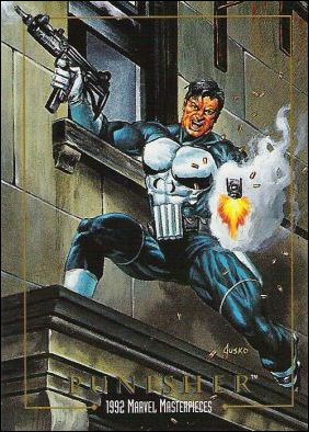 1992 Marvel Masterpieces (Base Set) card 73 Punisher
